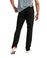 The Duer Ltd Mens No Sweat Relaxed Taper Jeans in Black