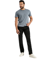 The Duer Ltd Mens No Sweat Relaxed Taper Jeans in Black