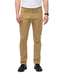 No Sweat Relaxed Taper Jeans in Camel