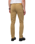 No Sweat Relaxed Taper Jeans in Camel