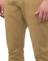 No Sweat Relaxed Taper Jeans in Camel