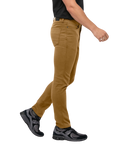 No Sweat Slim Taper Jeans in Caramel