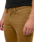 No Sweat Slim Taper Jeans in Caramel