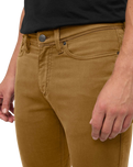 No Sweat Slim Taper Jeans in Caramel