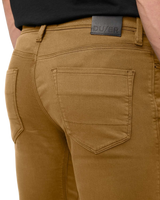 No Sweat Slim Taper Jeans in Caramel