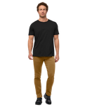No Sweat Slim Taper Jeans in Caramel