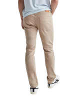 No Sweat Slim Taper Jeans in Desert Khaki