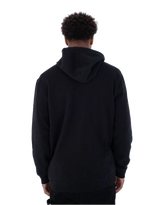The Hurley Mens Shady Slub Zip Hoodie in Black