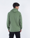 The Hurley Mens Shady Slub Zip Hoodie in Malverde