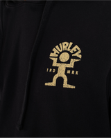 The Hurley Mens Dancer Hoodie in Black