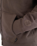 The Hurley Mens Craft Zip Hoodie in Dark Brown