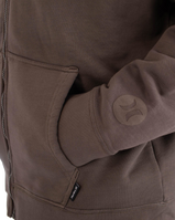 The Hurley Mens Craft Zip Hoodie in Dark Brown