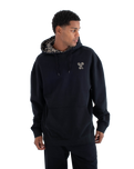 The Hurley Mens Pasta Hoodie in Black