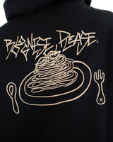 The Hurley Mens Pasta Hoodie in Black
