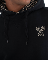 The Hurley Mens Pasta Hoodie in Black