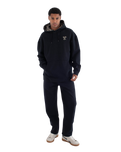 The Hurley Mens Pasta Hoodie in Black