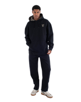 The Hurley Mens Pasta Hoodie in Black