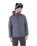 The Hurley Mens Cayuga Puffer Jacket in Dark Stone Grey