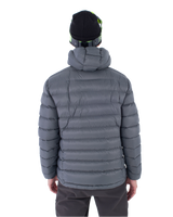 The Hurley Mens Cayuga Puffer Jacket in Dark Stone Grey