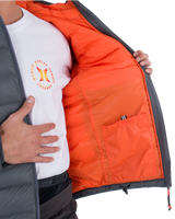 The Hurley Mens Cayuga Puffer Jacket in Dark Stone Grey