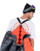 The Hurley Mens Cayuga Puffer Jacket in Dark Stone Grey