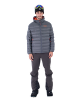 The Hurley Mens Cayuga Puffer Jacket in Dark Stone Grey