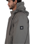 The Hurley Mens Bower Parka Jacket in Army