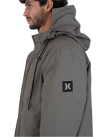 The Hurley Mens Bower Parka Jacket in Army