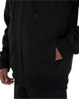 The Hurley Mens Surge 2.0 Jacket in Black