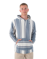 The Hurley Mens OG Hooded Poncho in Black Combo