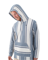 The Hurley Mens OG Hooded Poncho in Black Combo