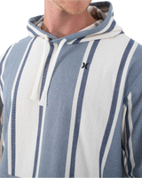 The Hurley Mens OG Hooded Poncho in Black Combo