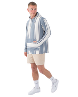 The Hurley Mens OG Hooded Poncho in Black Combo