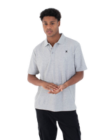 Icon Polo Shirt in Heather Grey