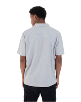Icon Polo Shirt in Heather Grey