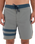The Hurley Mens Phantom Eco Block Party Boardshorts in Great White