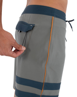 The Hurley Mens Phantom Eco Block Party Boardshorts in Great White