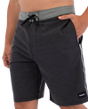 The Hurley Mens Phantom Eco Hybrid Panel Boardshorts in Black