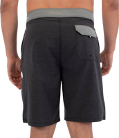 The Hurley Mens Phantom Eco Hybrid Panel Boardshorts in Black