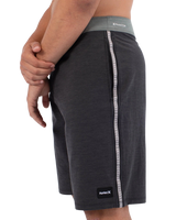 The Hurley Mens Phantom Eco Hybrid Panel Boardshorts in Black