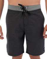 The Hurley Mens Phantom Eco Hybrid Panel Boardshorts in Black