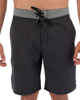 The Hurley Mens Phantom Eco Hybrid Panel Boardshorts in Black
