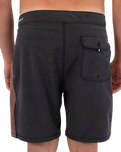 The Hurley Mens Phantom Eco Fastlane Hybrid Boardshorts in Black