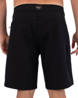 The Hurley Mens Built Hybrid Boardshorts in Black