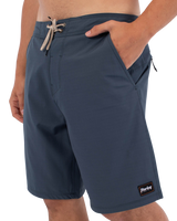 The Hurley Mens Built Hybrid Boardshorts in Destroyer