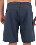 The Hurley Mens Built Hybrid Boardshorts in Destroyer