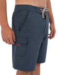 The Hurley Mens Built Hybrid Boardshorts in Destroyer