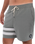 The Hurley Mens Phantom Eco Block Party Volley Boardshorts in Great White