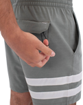 The Hurley Mens Phantom Eco Block Party Volley Boardshorts in Great White