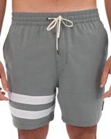 The Hurley Mens Phantom Eco Block Party Volley Boardshorts in Great White